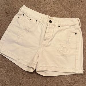 White J. Crew shorts